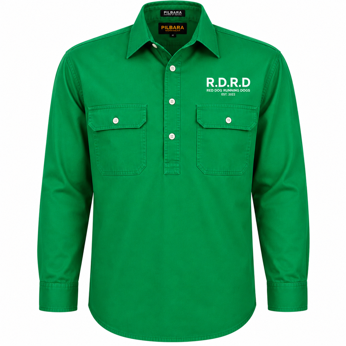 RDRD Pilbara Men's Closed Front L/S Shirt