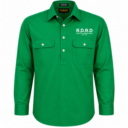 RDRD Pilbara Men's Closed Front L/S Shirt