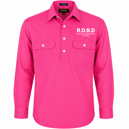 RDRD Pilbara Men's Closed Front L/S Shirt