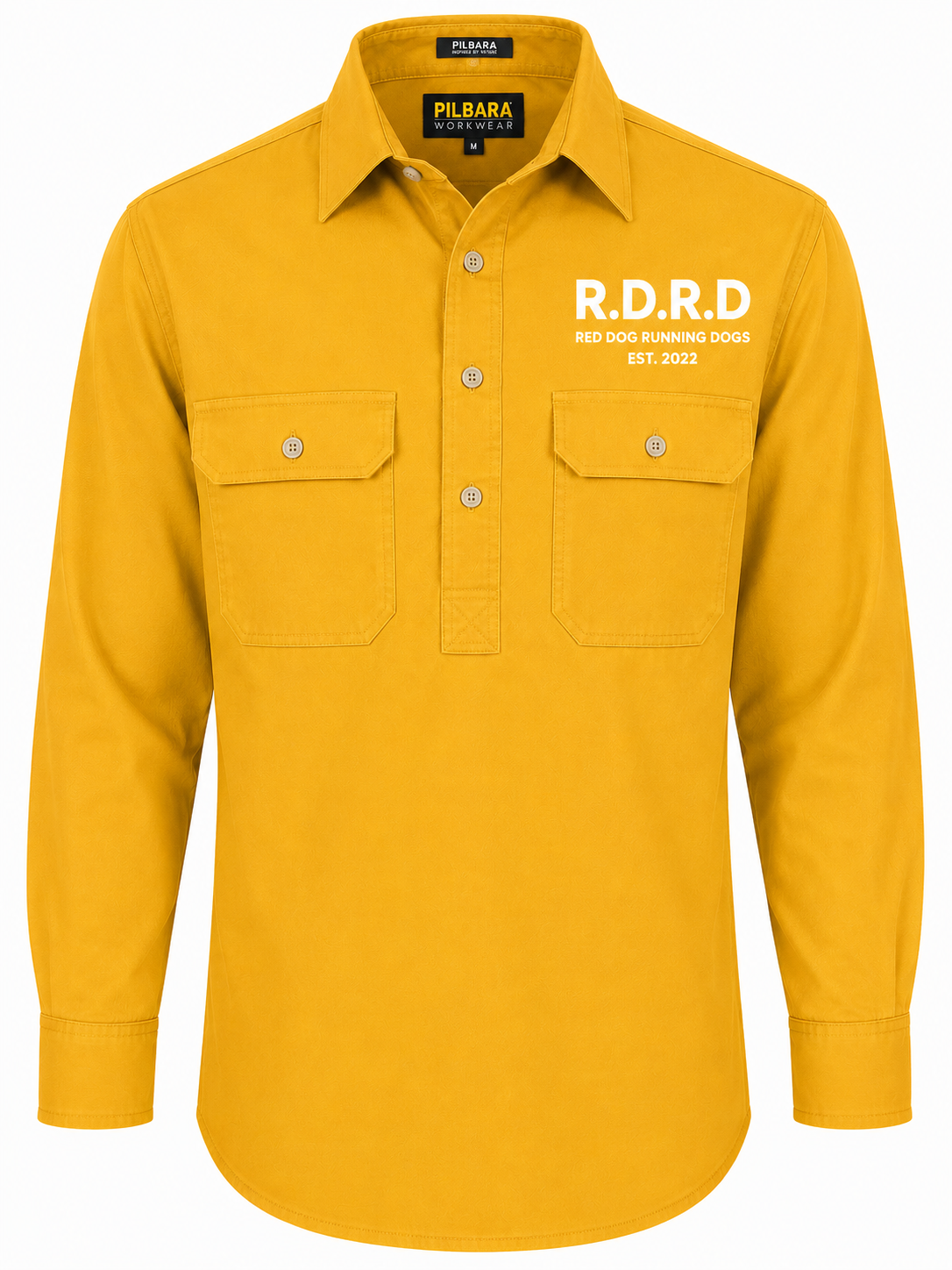RDRD Pilbara Men's Closed Front L/S Shirt