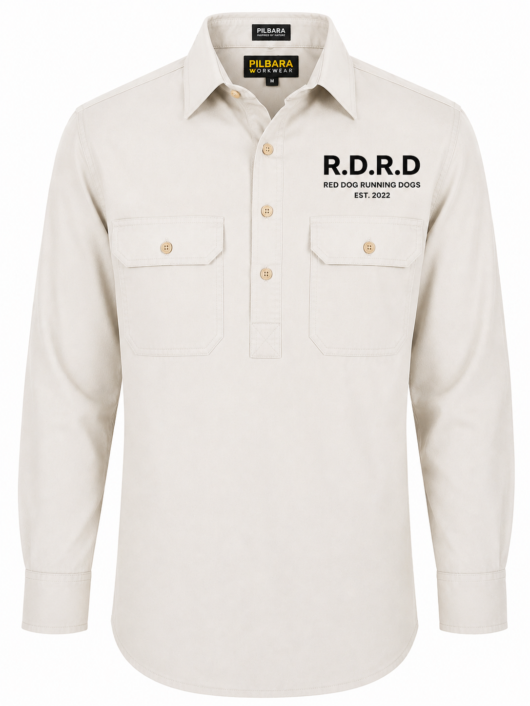 RDRD Pilbara Men's Closed Front L/S Shirt