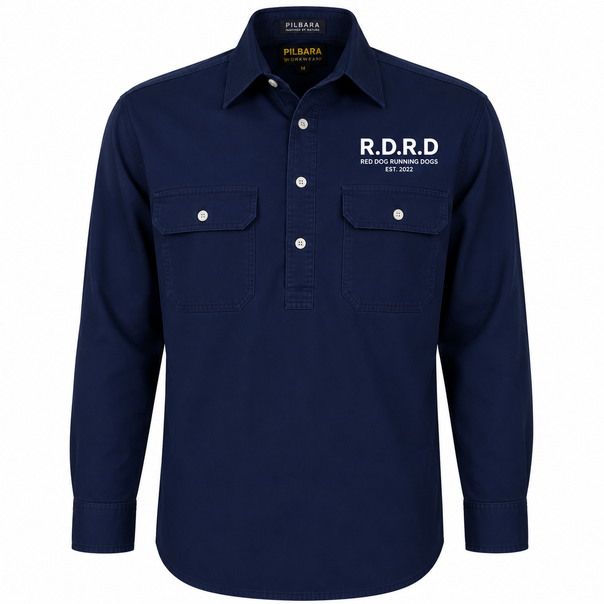 RDRD Pilbara Men's Closed Front L/S Shirt