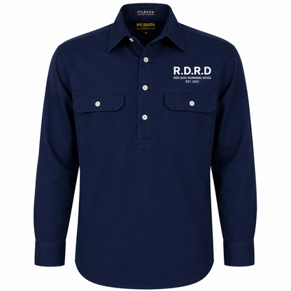 RDRD Pilbara Men's Closed Front L/S Shirt