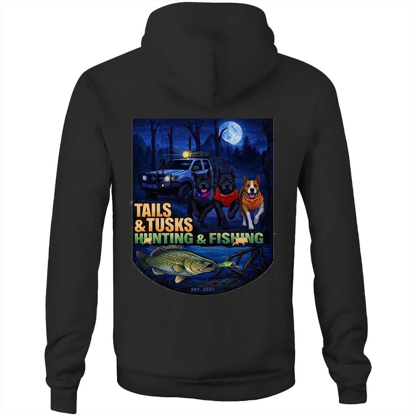 Tails & Tusks Night Hoodie