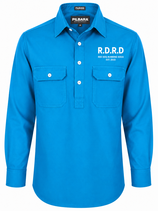 RDRD Pilbara Men's Closed Front L/S Shirt