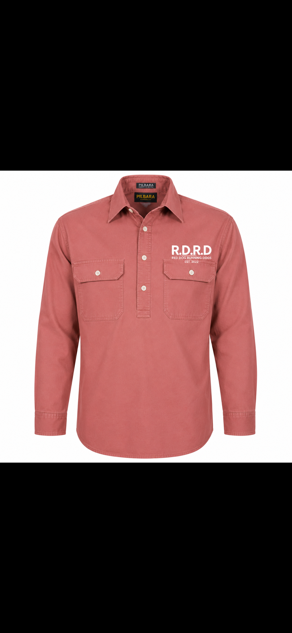 RDRD Pilbara Men's Closed Front L/S Shirt