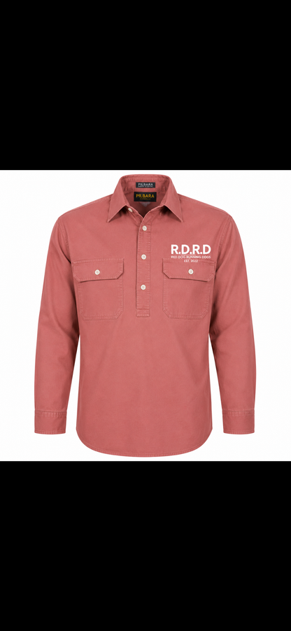 RDRD Pilbara Men's Closed Front L/S Shirt