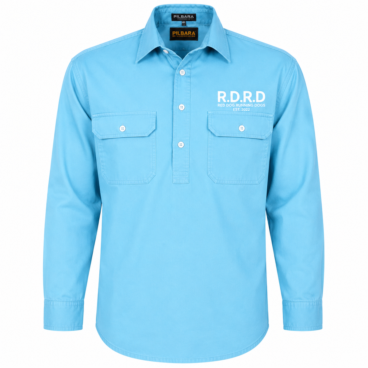 RDRD Pilbara Men's Closed Front L/S Shirt