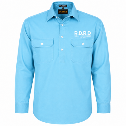 RDRD Pilbara Men's Closed Front L/S Shirt