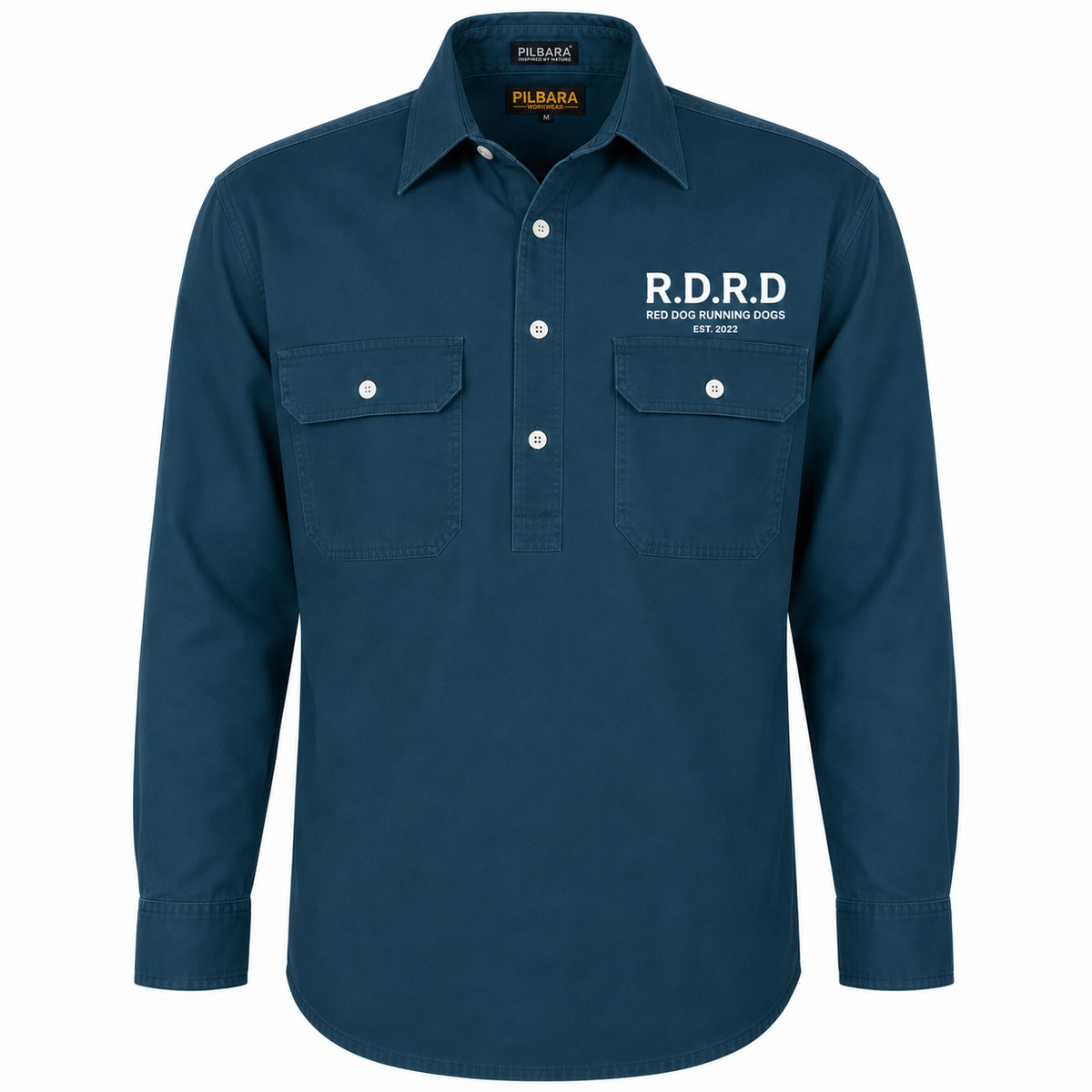 RDRD Pilbara Men's Closed Front L/S Shirt