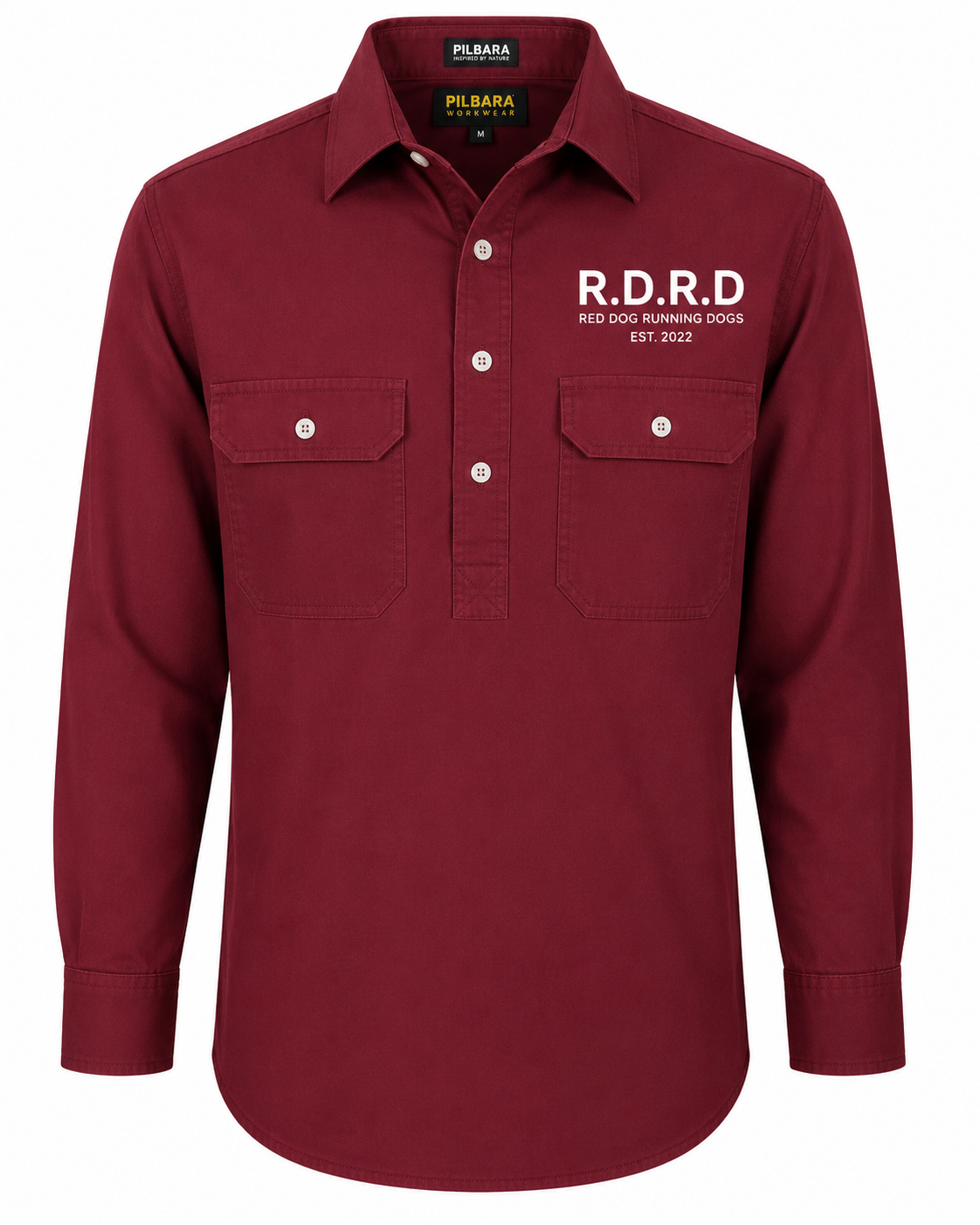 RDRD Pilbara Men's Closed Front L/S Shirt