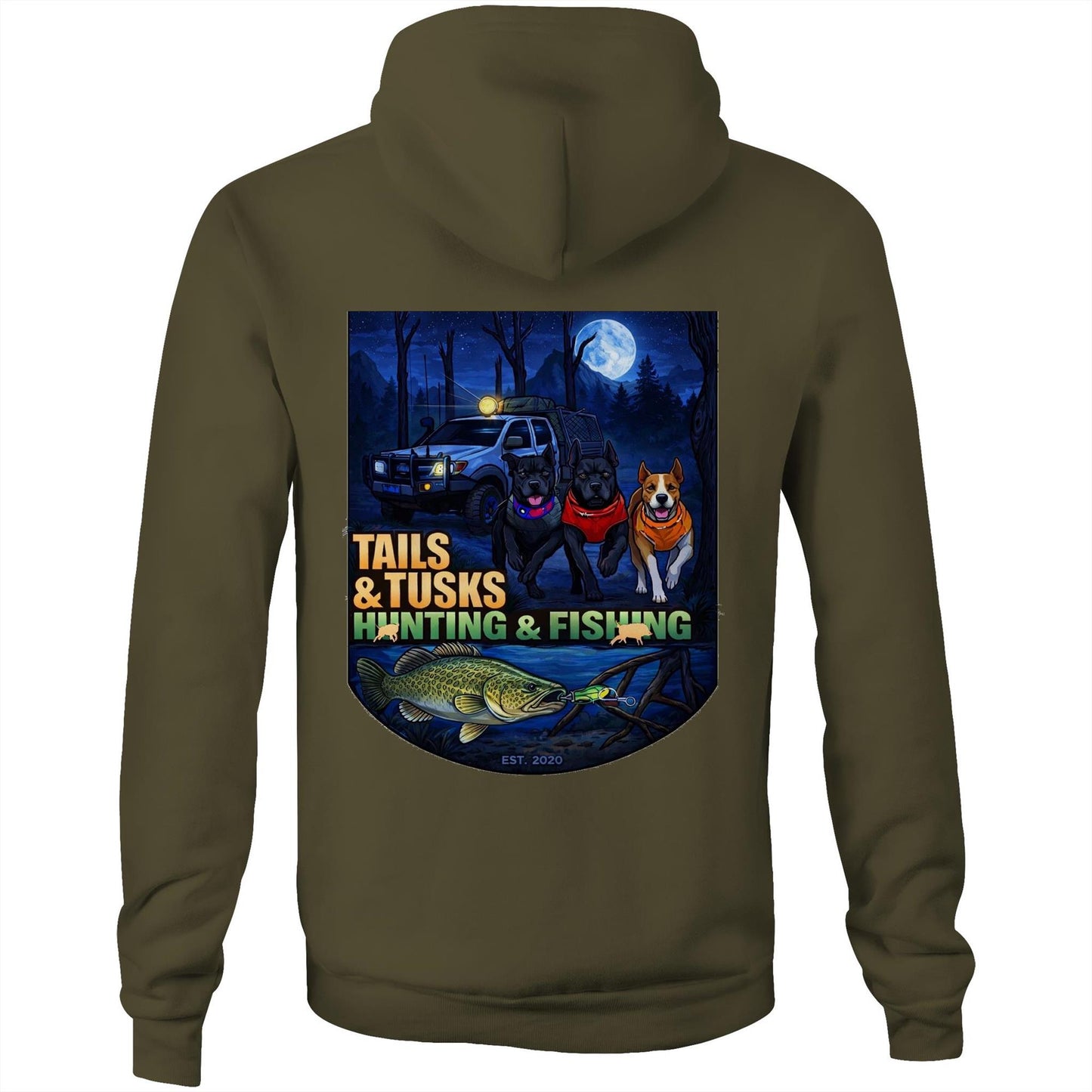 Tails & Tusks Night Hoodie