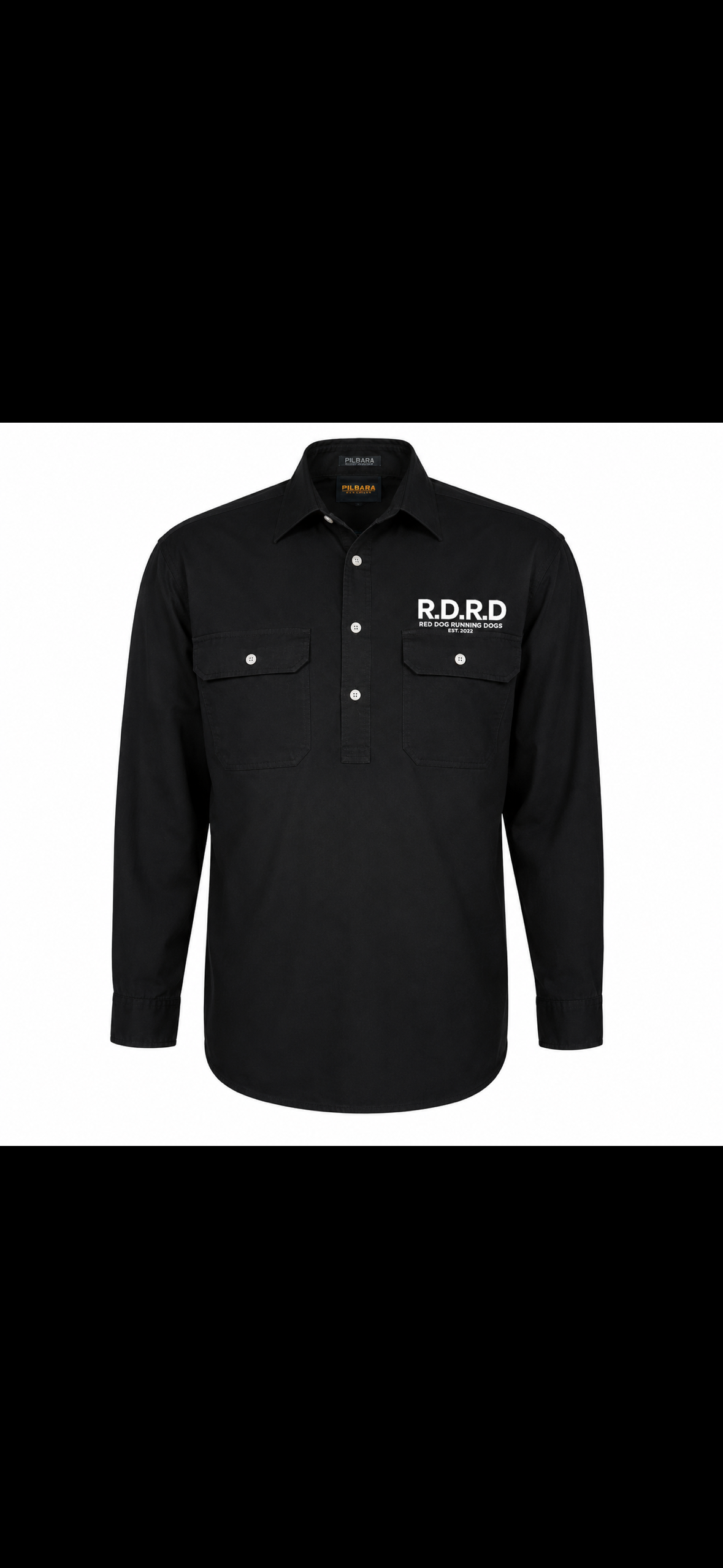 RDRD Pilbara Men's Closed Front L/S Shirt