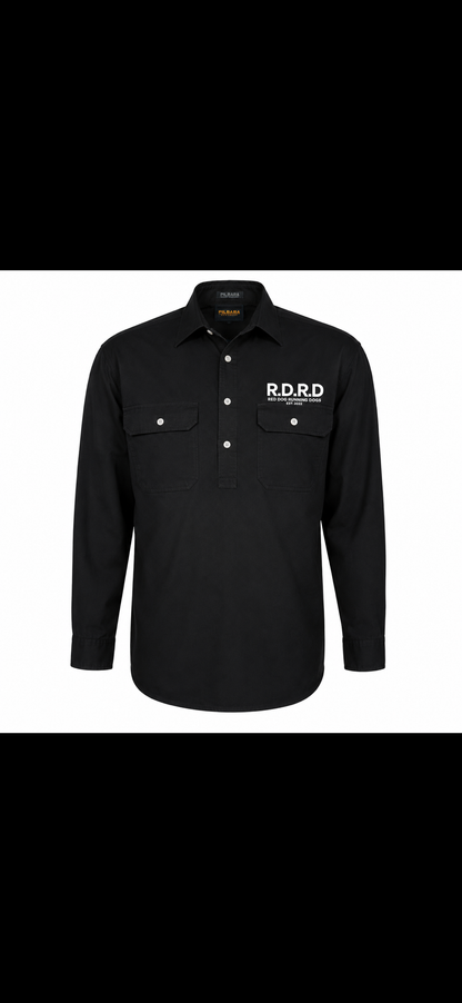 RDRD Pilbara Men's Closed Front L/S Shirt