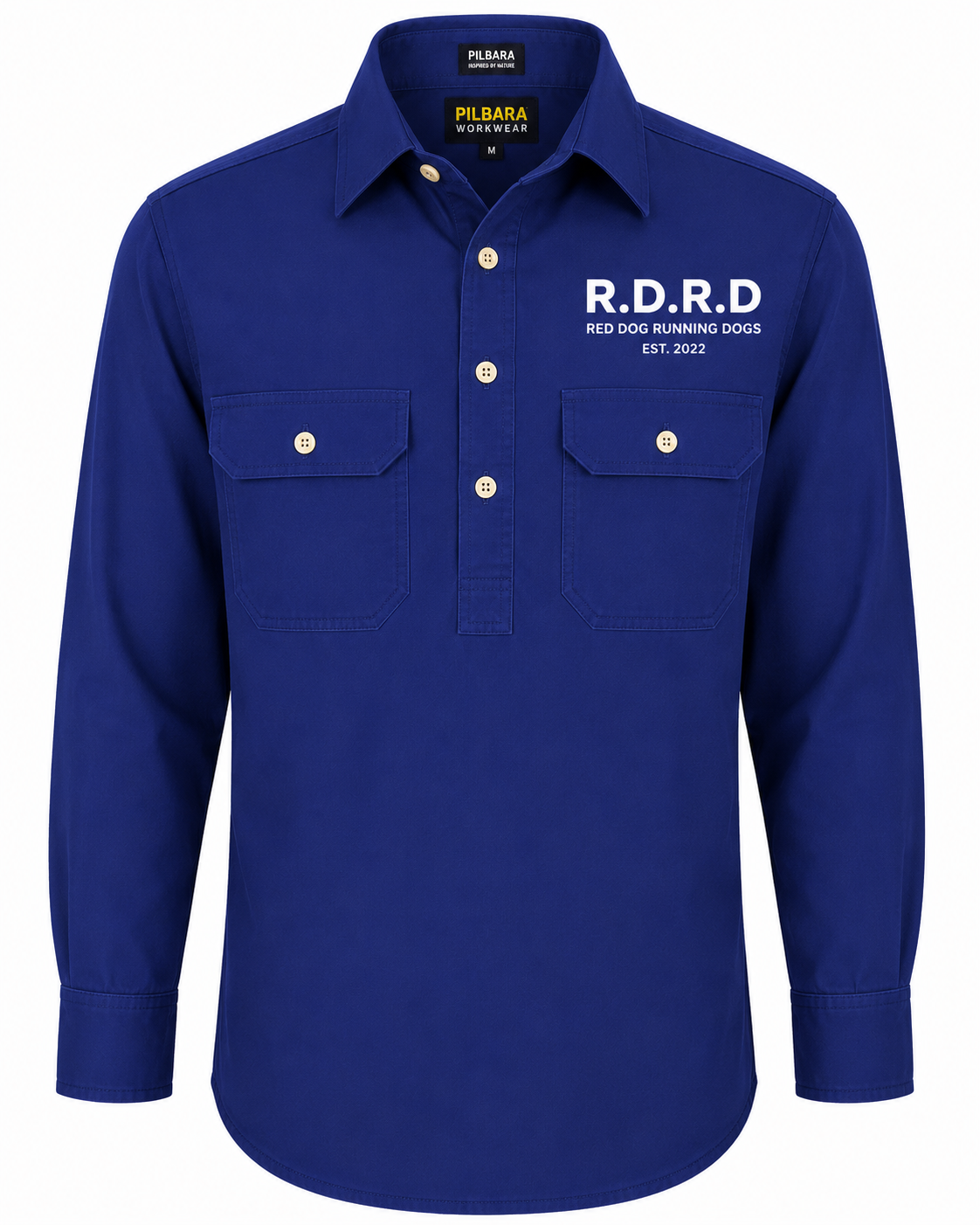 RDRD Pilbara Men's Closed Front L/S Shirt
