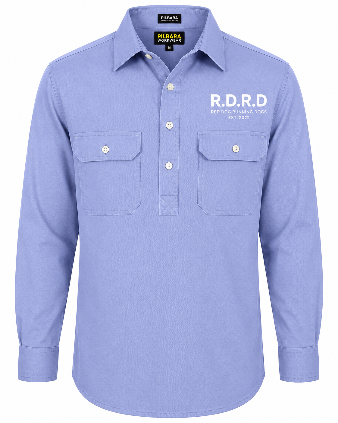 RDRD Pilbara Men's Closed Front L/S Shirt