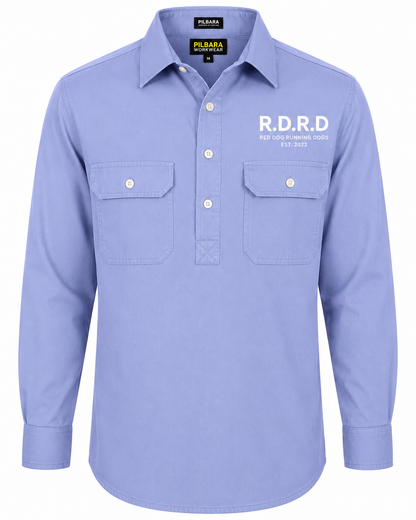 RDRD Pilbara Men's Closed Front L/S Shirt