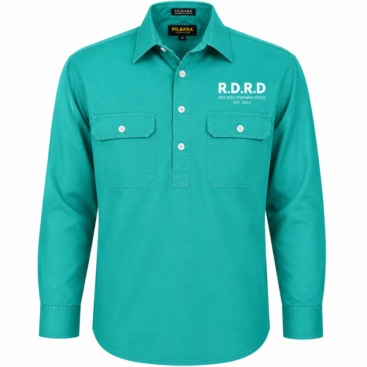 RDRD Pilbara Men's Closed Front L/S Shirt
