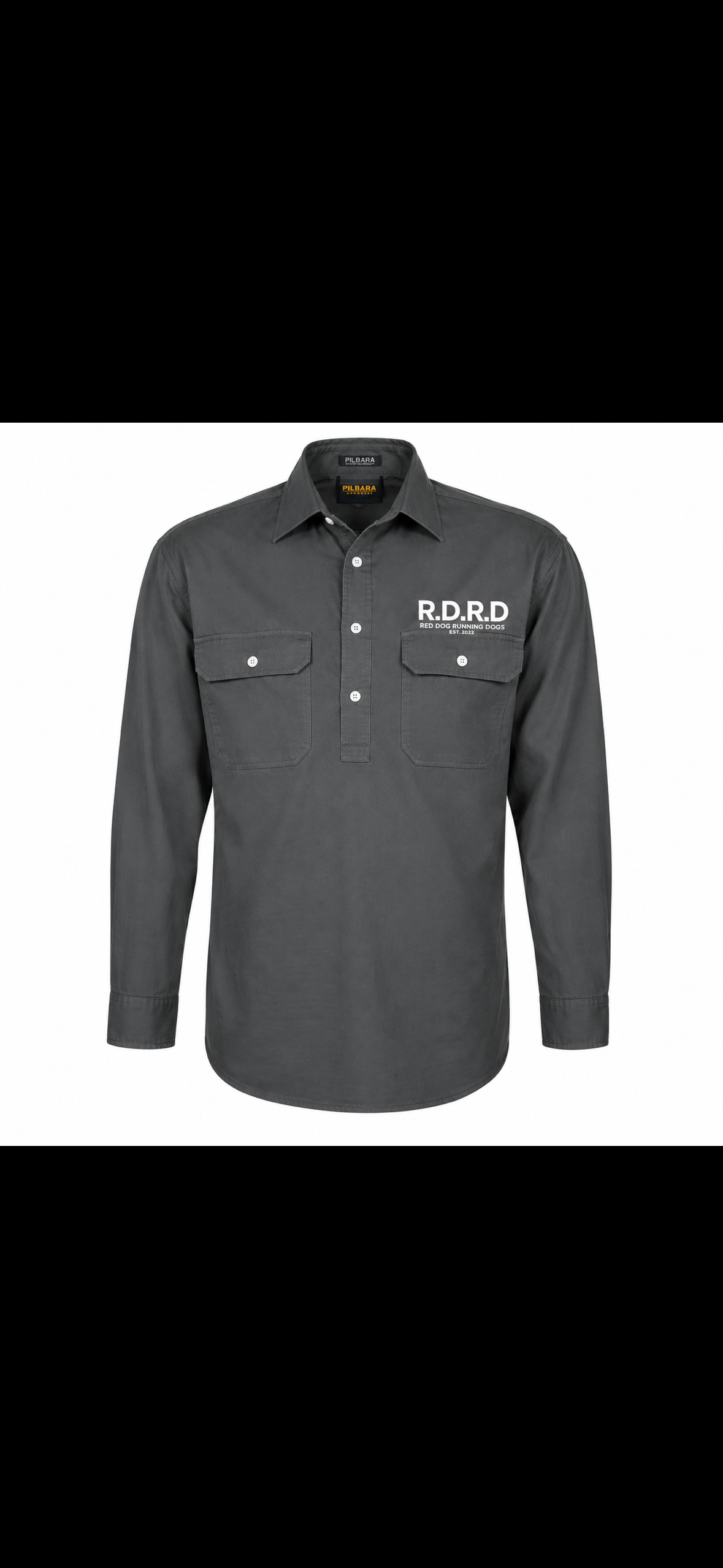 RDRD Pilbara Men's Closed Front L/S Shirt