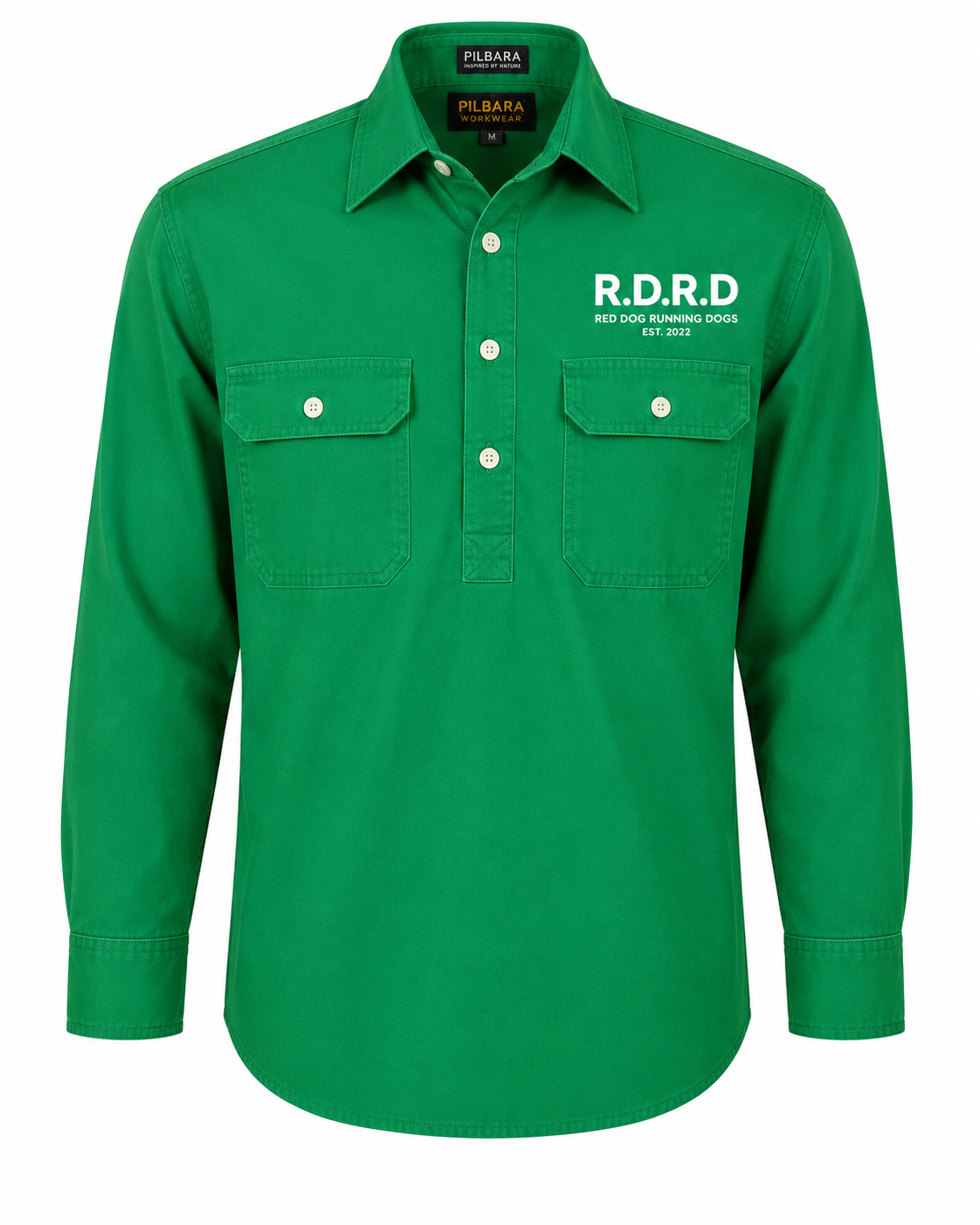 RDRD Pilbara Men's Closed Front L/S Shirt