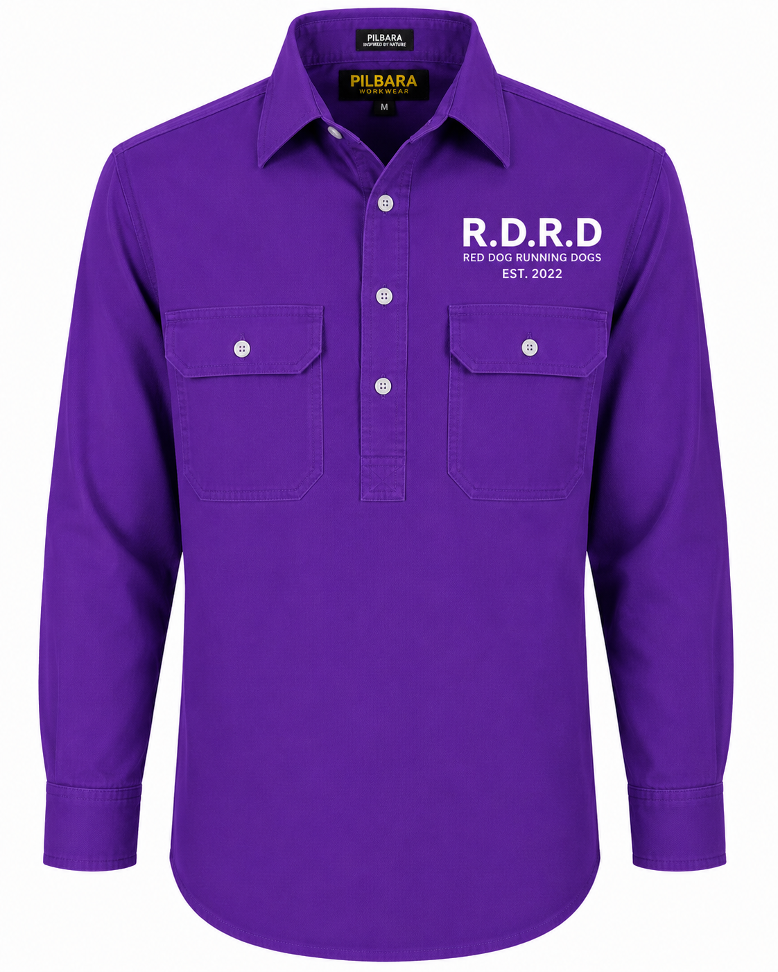 RDRD Pilbara Men's Closed Front L/S Shirt